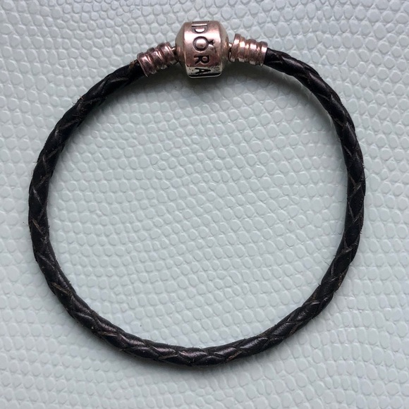 Pandora Braided Leather Bracelet - Picture 2 of 5